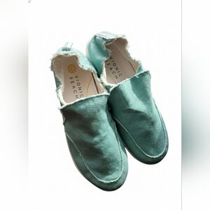 Malibu Women's Aqua Slip-On Shoes